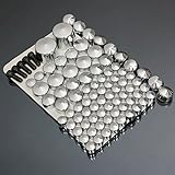 Farbe: Chrome Viviance Chrome Toppers Bolt Cap Abs Kit Für Den Zeitraum 2007-2013 Harley Davidson Softail Twin Cam