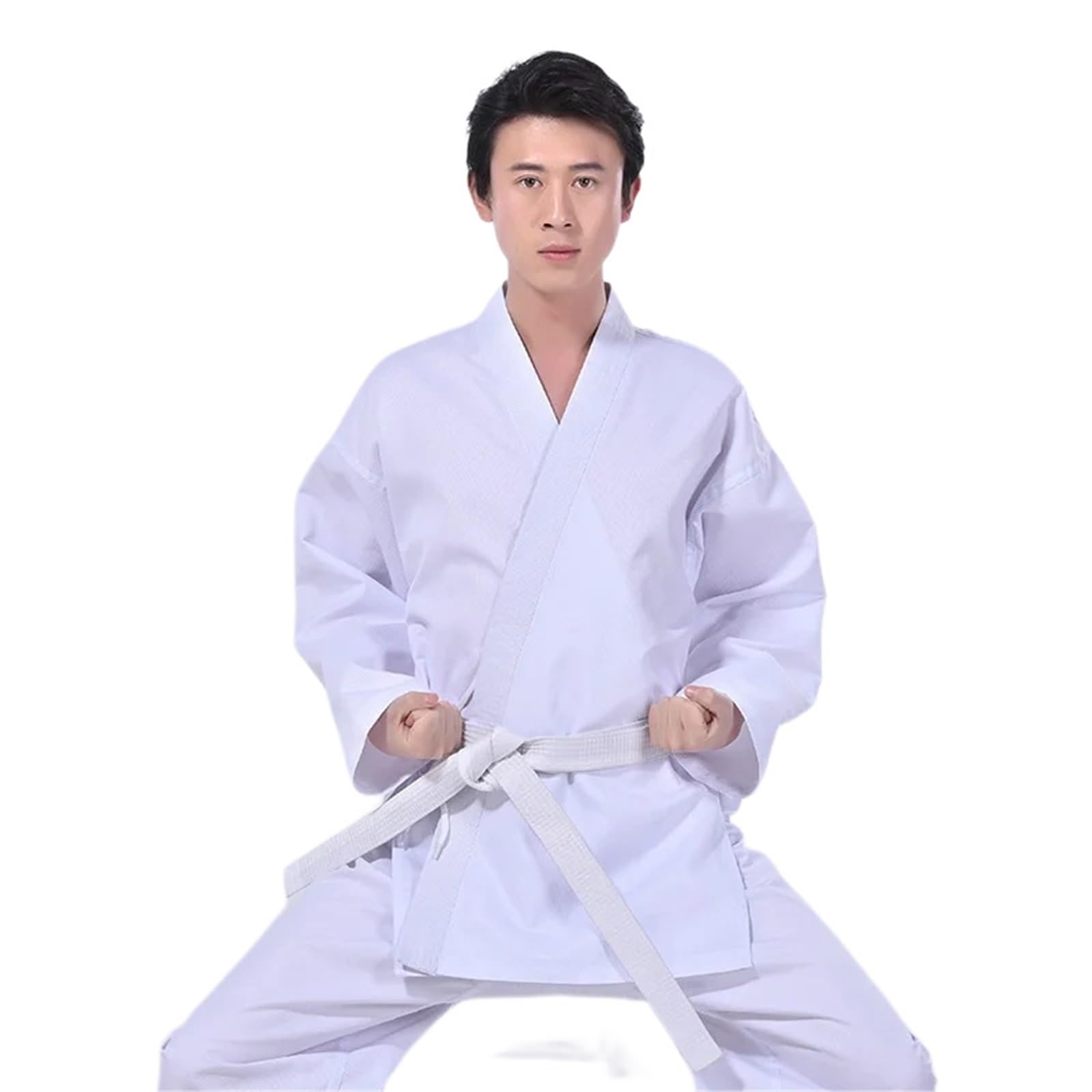 Tenue De Judo Costumes de Judo, uniforme, ceinture élastique for l'entraînement sportif, Fitness, gymnase avec blanche