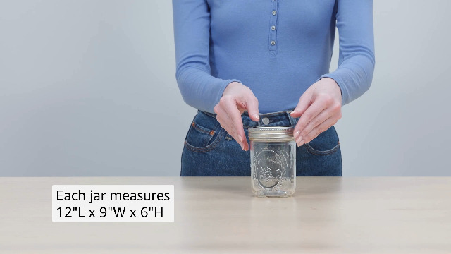 Amazon.com: Ball Wide Mouth Pint 16-Ounce Glass Mason Jar