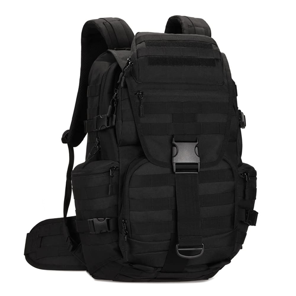 Molle, taktyczny, 50 l, wodoszczelny, wojskowy, plecak turystyczny, męski na wędrówki, trekking, podróż, ergonomiczny, odporny na kradzieżą