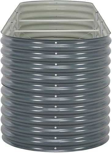 Miniatura 4 de Cama elevada de jardín, macetas decorativas, macetas para plantas al aire libre, camas de jardín para plantas, hierbas, verduras, 126 x 31.5 x 31.9