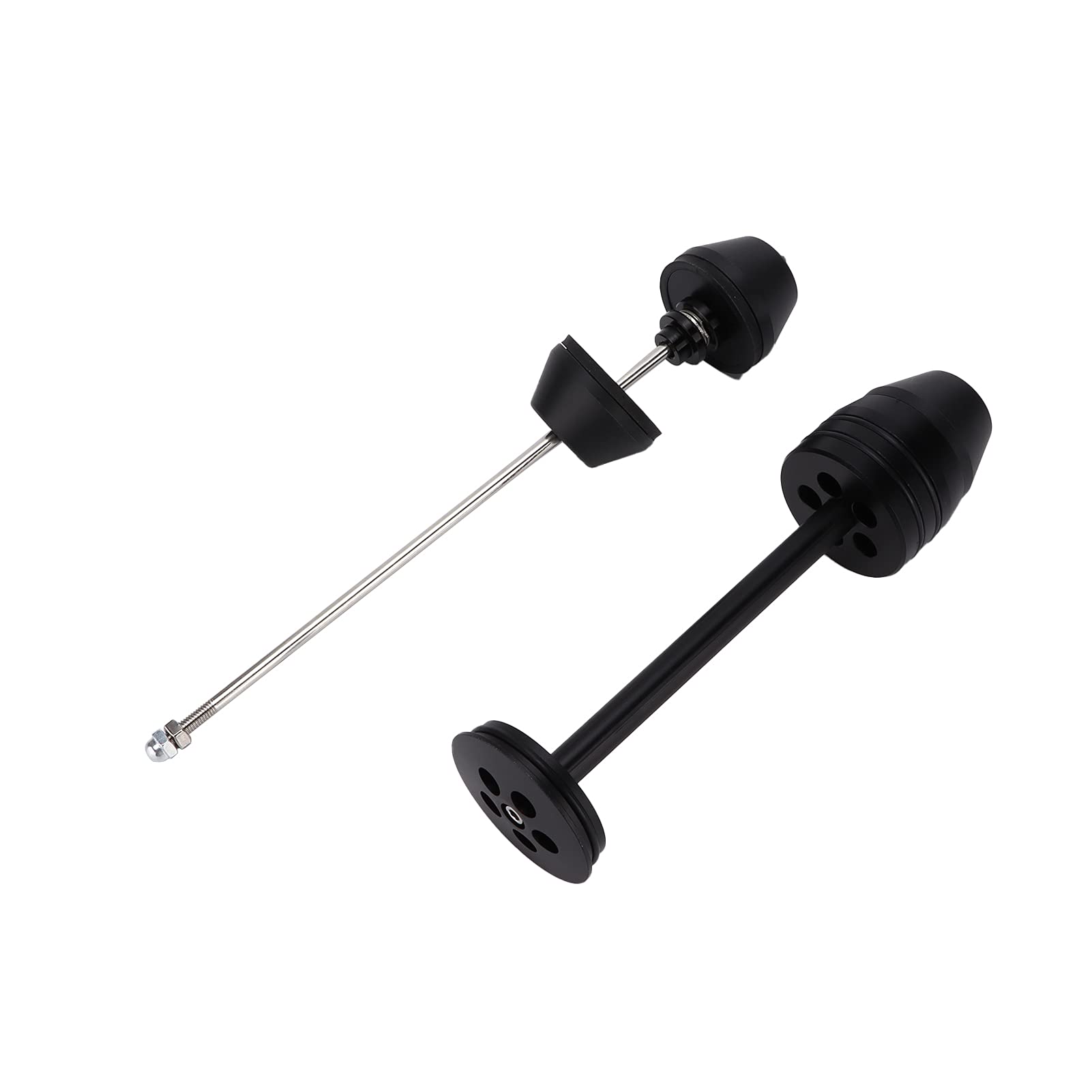 Protezione Asse Ruota, Tamponi Forcella e Slider Anteriori Posteriori Compatibile con BMW R nineT 2013-2019 per Proteggere la Moto da Urti e Cadute durante la Guida su Strada