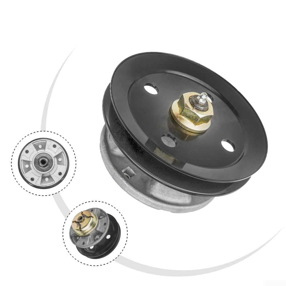 Eje de cubierta de cortacésped AM121342 compatible con LX172 LX266 GS45 48 54 pulgadas montaje de trabajo