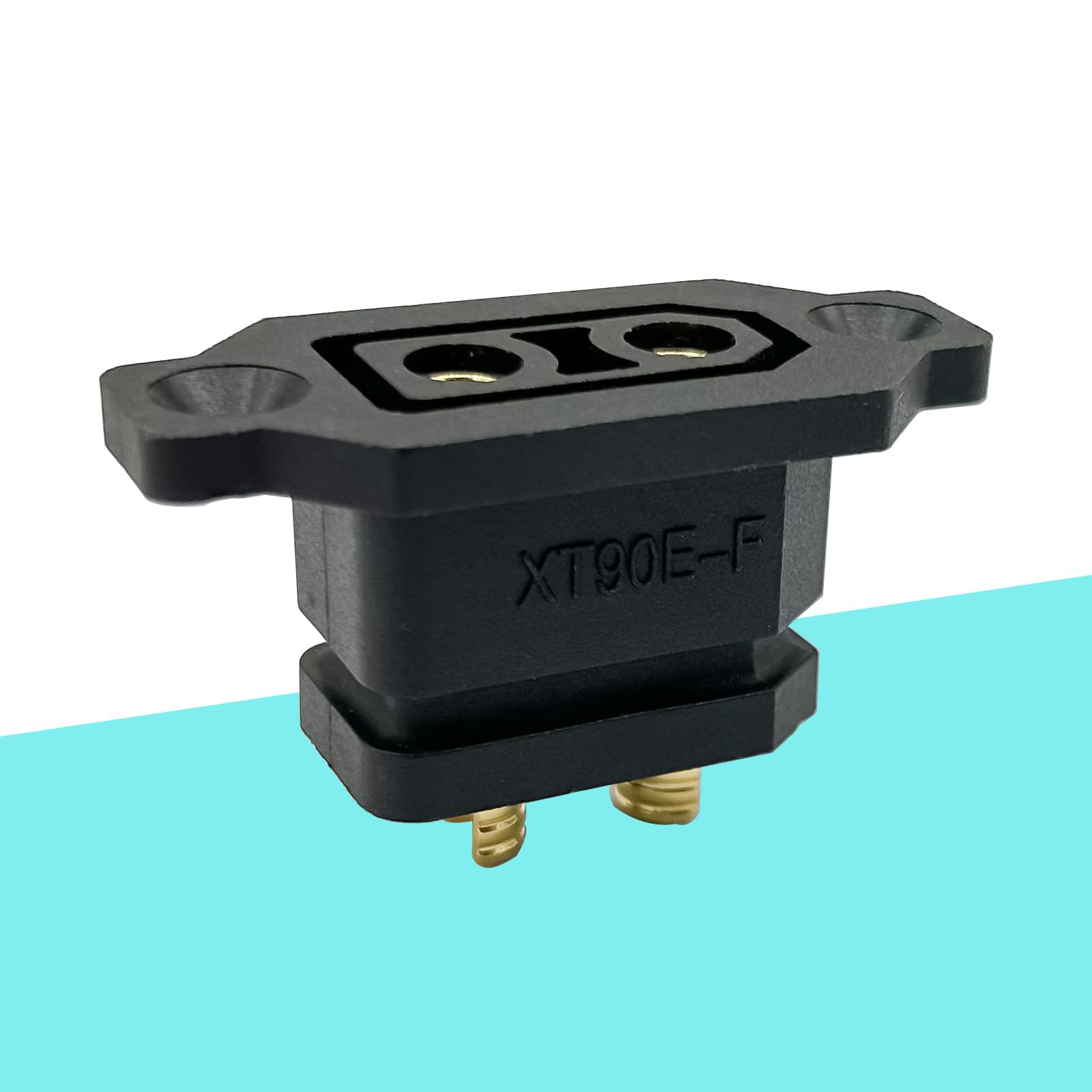 10 pezzi Amass XT90E-M connettore batteria XT90E spina dorata con custodia in PVC tappo antipolvere per accessori drone RC