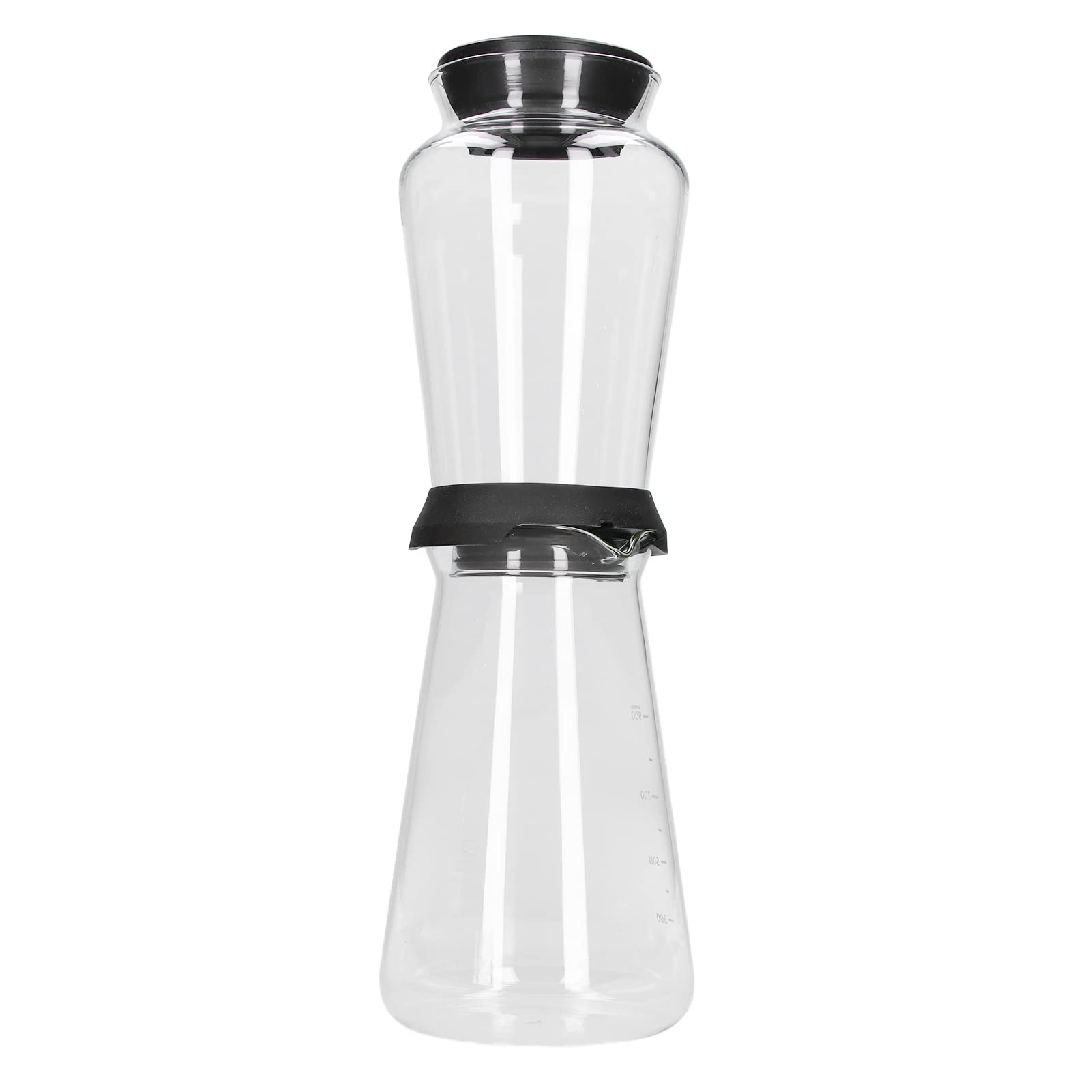 Cafetera fría de vidrio de borosilicato, 900 ml, máquina profesional de café helado con papel de filtro y recipiente de hielo para uso doméstico y cocina