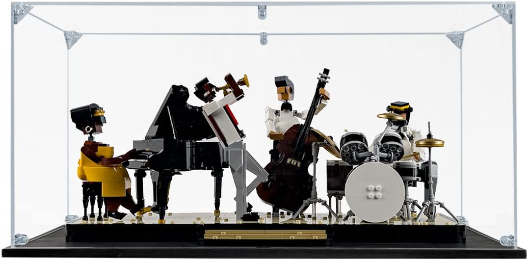 Estuche de exhibición de acrílico compatible con Lego Jazz Quartet