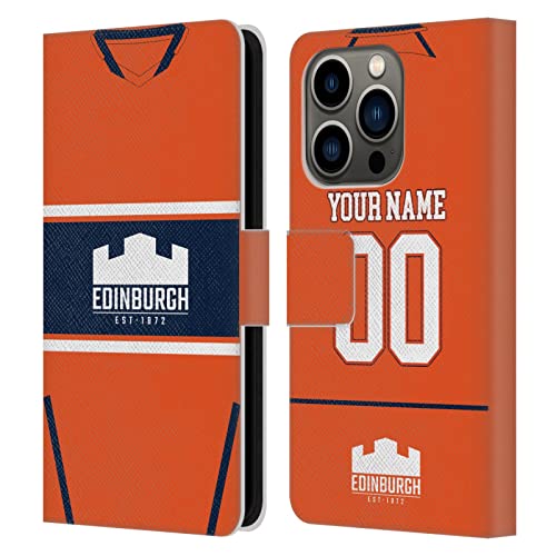 Coque iPhone 14 Pro cuir Edinburgh Rugby Away 2022/23 Head Case Designs