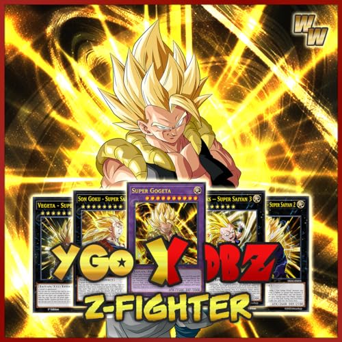 WAIFUWORLD SHOP YGO x DBZ 2-Player Playset | Z-Fighter Deck | Yu-Gi-Oh! Deck im Theme Dragonball Z | Trading Card Game | Dragonball Karten | 1 x 1 Deck
