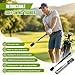 Eclove Retractable Golf Swing Training Aid, Golf Grip Trainer for Chipping Hitting, Golf Swing Trainer with Wrist Immobilizer for Right Left Hands, Golf Telescopic Club for Indoor & Outdoor