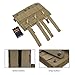 EXCELLENT ELITE SPANKER AK Magazine Pouch Triple Open Top Molle Mag Pouch for AK47 AK74 AR-15 Pmags Magazine(Triple-Coyote Brown)