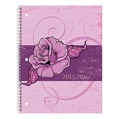 Brownline Monthly Academic Planner, 14 Months - July 2015 to August 2016, English, Assorted Bloom Designs, 11-Inch by 8-1/2-Inch (Ca701pt.asx-2016) Brownline Monthly Academic Planner, 14 Months - July 2015 to August 2016, English, Assorted Bloom Designs, 11-Inch by 8-1/2-Inch (Ca701pt.asx-2016)