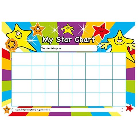 SuperStickers A4 Star Reward Chart with Stickers Cover