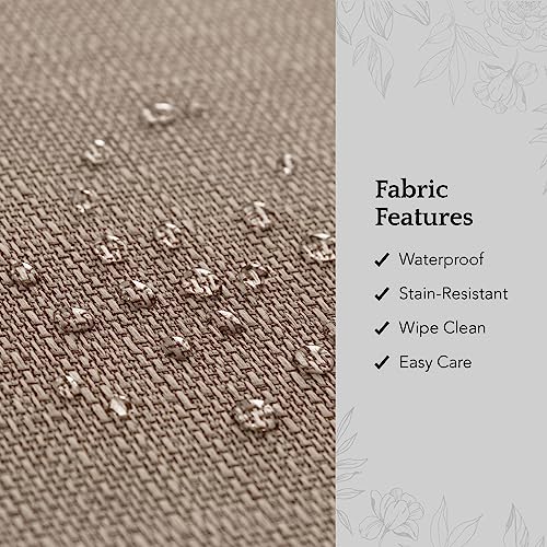 Nappe rectangulaire Laurel pour repas de famille sans tache - 4