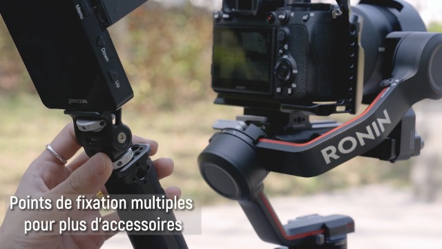 Poignée réglable à 200 degrés pour stabilisateur de cardan DJI