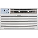 Keystone 14,000 BTU 230V Through-The-Wall Air Conditioner | 10,600 BTU Supplemental Heating | LCD Remote Control | Sleep Mode | 24H Timer | AC for Rooms up to 700 Sq. Ft. | KSTAT14-2HC