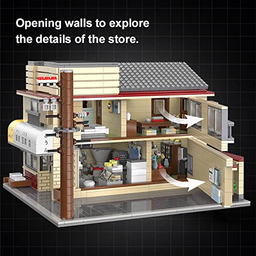 Domob Takumi Fujiwara's Tofu Shop - Initial-D 25-Th Anniversary – Cada Bricks Toys For 8+ Age Kids & Adults - Licensed Build Model - 1908 Pieces Or Blocks – For Boys, Hobbyist, Collector #TOP6