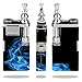 Decal Sticker Skin WRAP Blue Smoke for Innokin itaste VTR