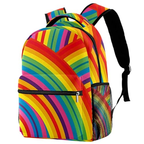 Sac à dos coloré pour enfants grand compartiment école et voyage multicolore
