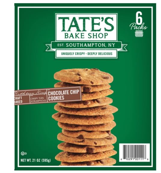 Tate Bake Shop Chocolate Chip Cookies, 21 oz