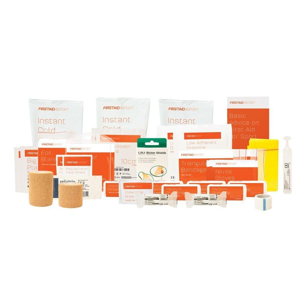 FirstAid4Sport Intermediate Team First Aid Refill - Comprehensive Restock for Contact Sports