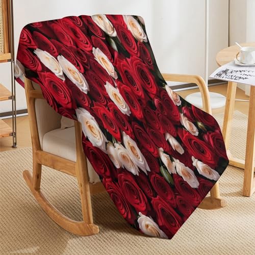Couverture Polaire Plaid Rose Idée Cadeau Douceur Idéal Lit Canapé - 8
