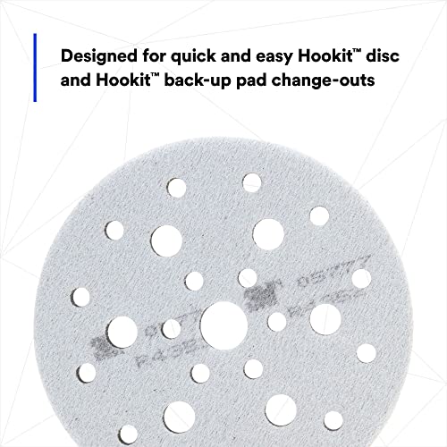 Image of 3M Hookit Soft Interface Pad, 05777, 6 in x 1 /2 in x 3 /4 in, Foam, Hole Pattern, Finer Finish for Auto Body Sanding Applications, 1 Pad
