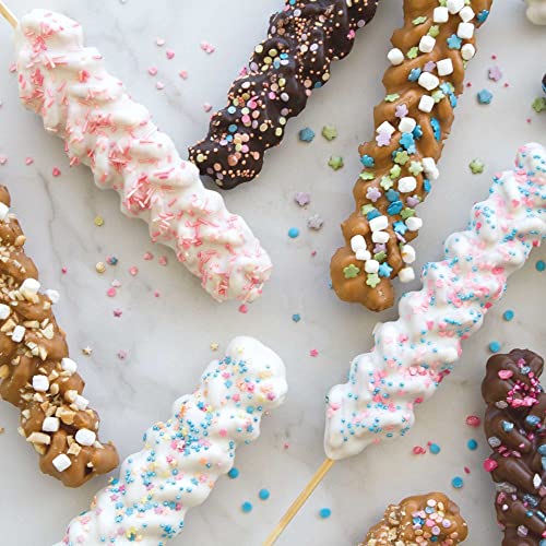 Sephra Dark Chocolate Flavoured Melts, Candy Making Dipping Chocolate, Kosher Dairy, Gluten And Trans Fat Free Fondue Chocolate For Chocolate Fountains, Chocolate Coating Molding Chocolate, 4 Lbs #TOP3