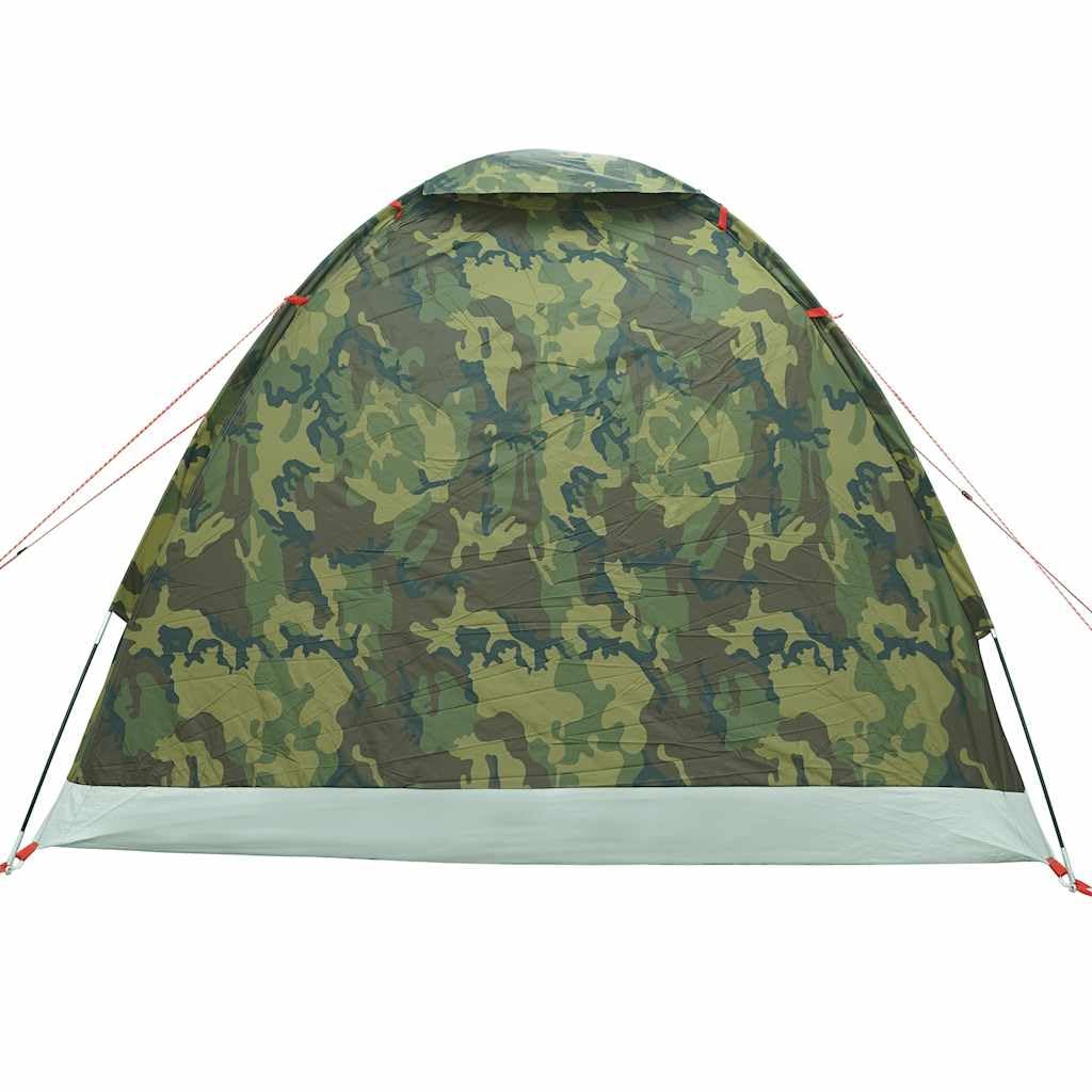 Tienda de pesca plegable para 2 personas con patrón de camuflaje impermeable y fácil de montar