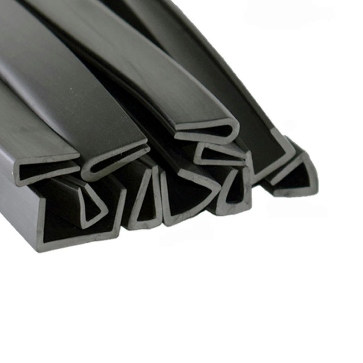 Protecteur D'angle En Caoutchouc L 12x15 Mm - Bande De Protection Antichoc Pour Meubles, Armoires, étanchéité, 1 Mètre