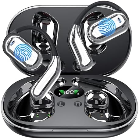 AI Translation Earbuds Real Time, 3-in-1 Translator Earbuds, 80H Playtime Translating Device, 144 Language Translator Earbuds for iPhone and Android, for Travel/Business/Meeting/Learning