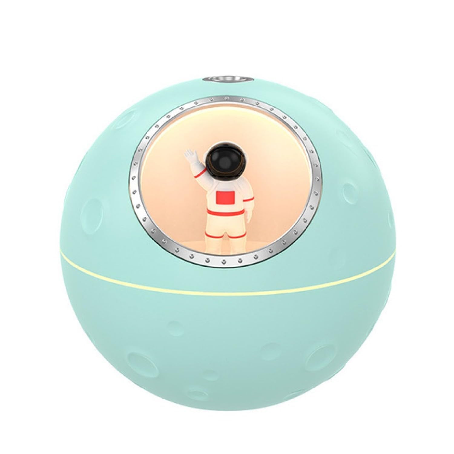 Astronaut Humidifier Stylish Space Theme Cool Mist Air with LED light Ultrasonic Quiet Air Humidifier Cute Astronaut Auto-Shut Off HumidifierSmall Aroma Diffuser Colour Green-image-39