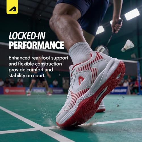 Image of Boldfit Badminton Shoes for Man Lightweight Non Marking Shoes for Badminton Breathable Anti Skid Shoe for Man Shuttle Non Marking Indoor Shoe for Pickleball, Tennis, Padel