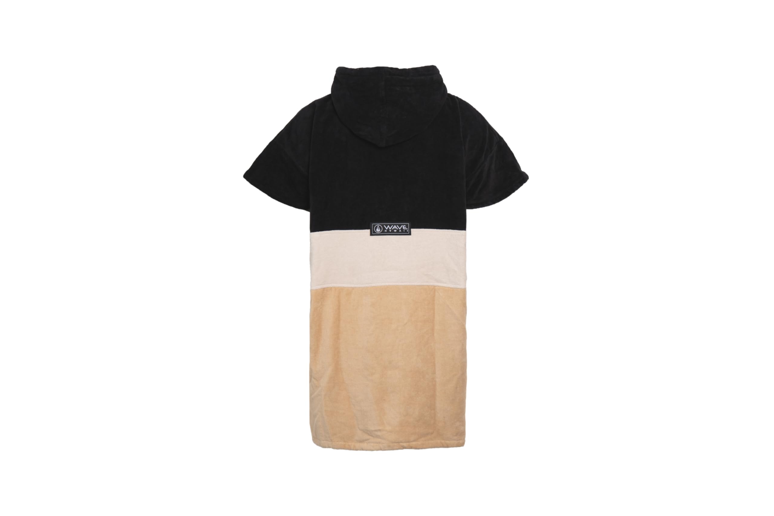 WAVE HAWAII Poncho de baño para Hombre y Mujer, Talla L, 170-200 cm, 100% algodón, Toalla de Terciopelo y Rizo con Alta absorción de Agua, Ayuda para la Playa y Adultos, Safaga, M