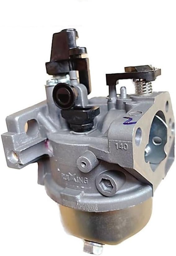 Angled view of the CUIPPWRJ carburetor, highlighting the intake manifold side and mounting points.