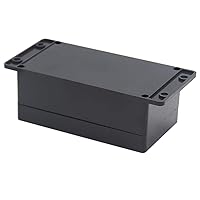 Vista 3 de Zulkit Caja de conexiones de plástico ABS a prueba de polvo impermeable IP65 cajas eléctricas universales recinto de proyecto con oído fijo negro