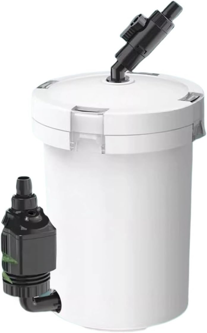 Small Aquarium Filter Equipment HW603 Pre-Filter External Filter Buet Frewater and Saltwater Fi Tank Plastic Filter(Hw-602b with Pump)