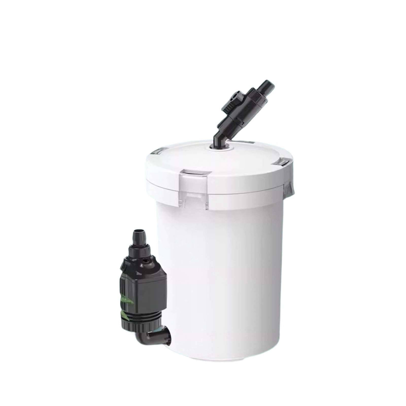 Equipo de filtro de acuario pequeño HW603, filtro externo, filtro de plástico para tanque de agua salada y agua salada (Hw-604b con bomba)