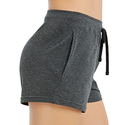 HEARTNICE Womens Cotton Pajama Shorts, Soft Sleep Shorts for Women Lightweight Lounge Pj Bottoms4