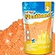 NiToy 1 kg Sand, trocknet nie aus, lustig für Kinder ab 3 Jahren, Nachfüllpackung für sensorisches Sandkasten-Spielzeug, ideal zum Formen, Drücken und Formen (Orange)