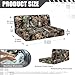 SUITOSELFY Branch RV Dinette Cushion Covers Hunting Camo Print Camper Cushion Cover Stretchable RV Seat Covers Dinette Booth Cushions RV Couch Cover Replacement for RV Camper Car Bench