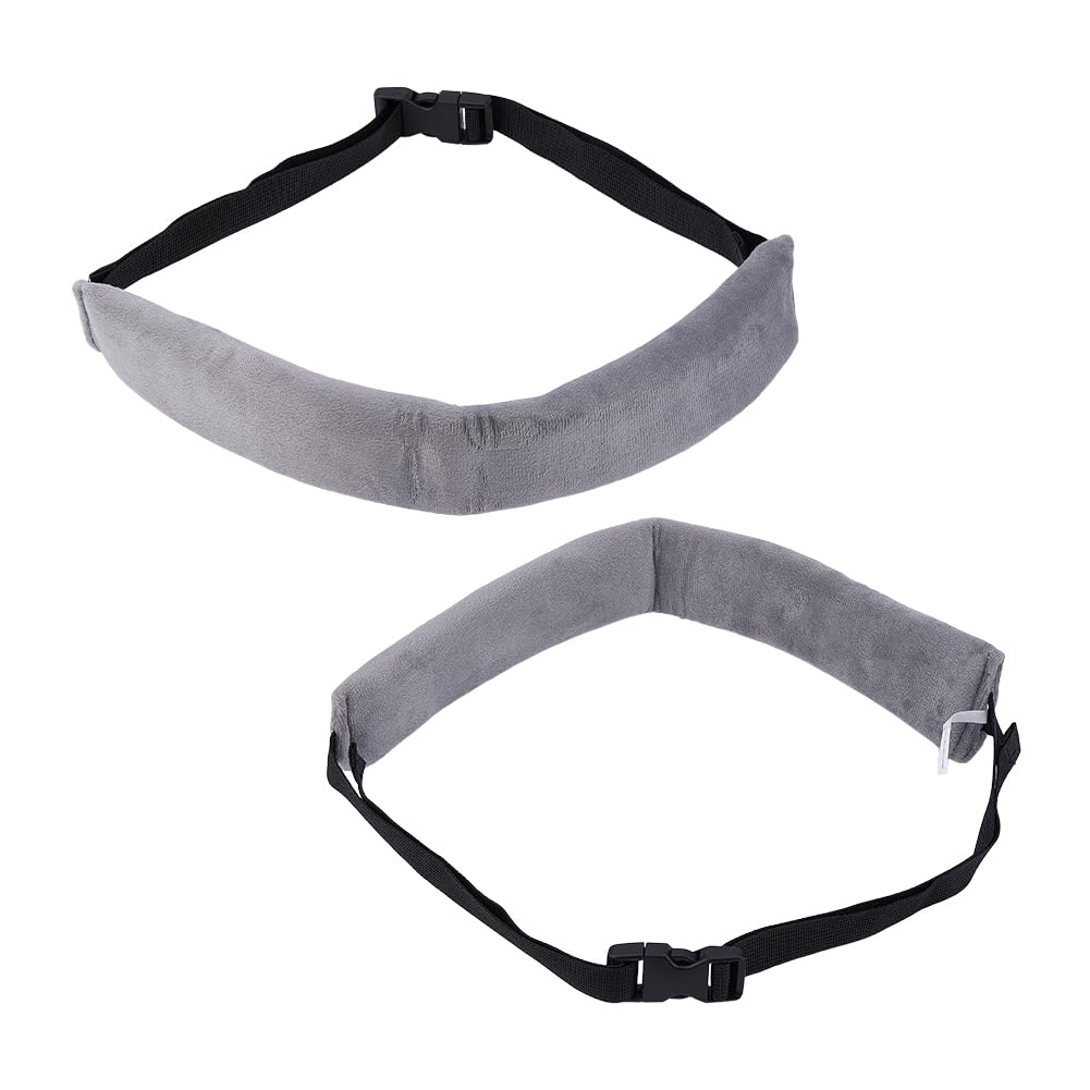 SUPERFINDINGS Correas para silla alta, arnés gris para trona de 134 cm, cinturón ajustable para niños pequeños con cierres de plástico, correa de seguridad para cochecito, silla alta, cochecito