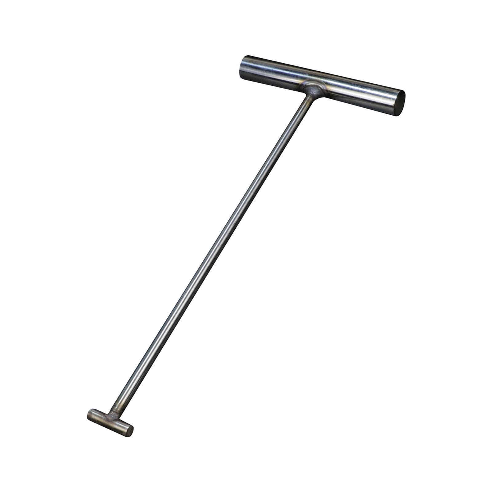 TUXCAXI Heavy Duty Lifter Tool for Opening Drain Covers with Versatile Steel Hook for Quick and Safe Handling of Heavy Tasks Manhole Cover Lifting Hook Tool, 8mmx50cm
