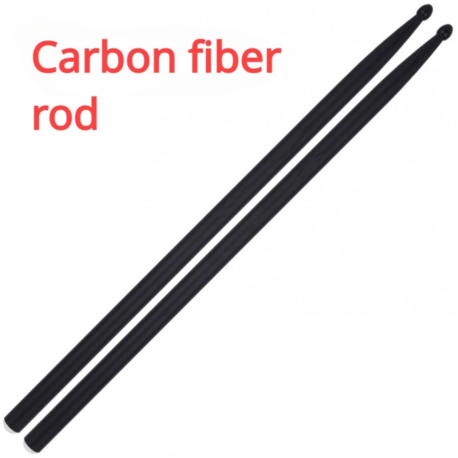 1 par de baquetas fibra carbono 5A, soporte for batería jazz, accesorios for instrumentos percusión rendimiento profesional Para Bandas