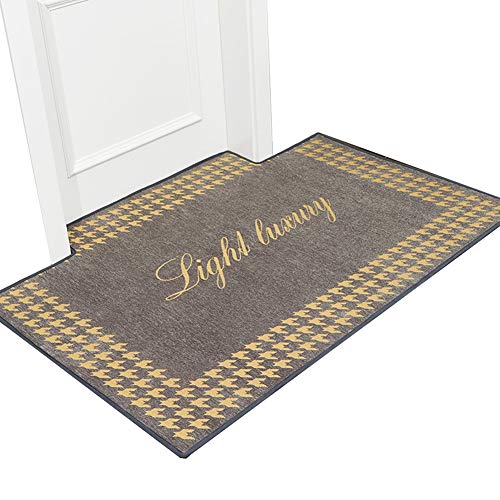 Moquettes de porte style classique simple et tapis d'entrée résistant lavable