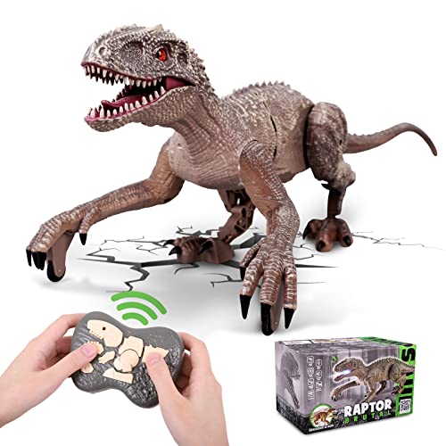 Moonsteps Remote Control Dinosaur Toys for Kids, 2.4Ghz Walking Robot Dinosaur with LED Light & Sound, Rechargeable Electronic RC Toys, Educational Walking Dinosaur Toys for Boys / Girls Moonsteps Remote Control Dinosaur Toys for Kids, 2.4Ghz Walking Robot Dinosaur with LED Light & Sound, Rechargeable Electronic RC Toys, Educational Walking Dinosaur Toys for Boys / Girls