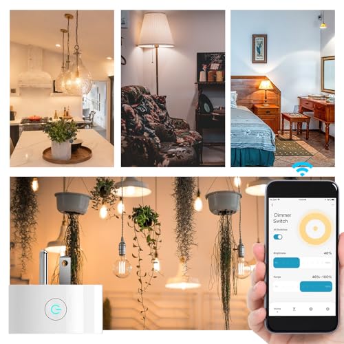 Moes WP-USD-WH-2P-MS Smart Dimmer Plug 2 Pack, Plug In Lamp Dimmer Outlet For Dimmable Led thumb #1