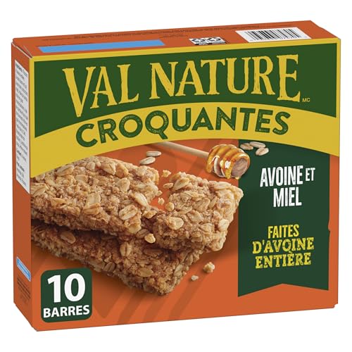 NATURE VALLEY Oats Honey Crunchy Granola Bars, No Artificial Colours, No Artificial Flavours, Snack Bars, Made with Whole Grain Oats, Pack of 10 Granola Bars, Made with Honey - Image 3