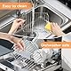 ENSINE Heißluftfritteuse Zubehör – 2 Große Airfryer Grillrost Mit 4 Spießen, Passend Für Ninja AF500EU/AF451EU/AF400EU/SL400EU, COSORI Twinfry 10L/Dual Zone 8.5L, Cookwise, Russell Hobbs 9L
