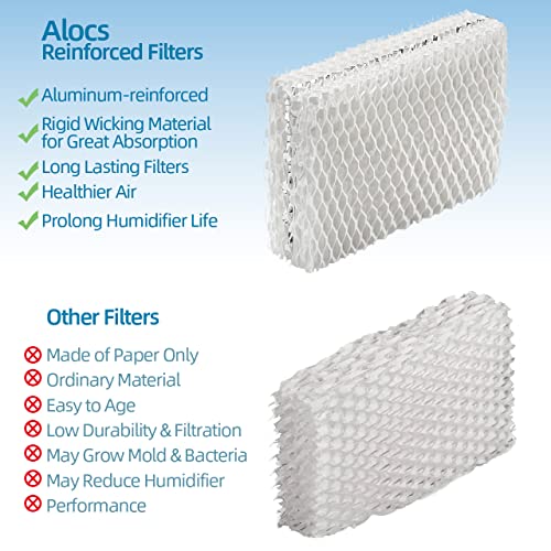 Alocs Wf813 Humidifier Filter Replacement For Relion - Rcm832 Rcm-832N Procare Pcwf813 Protec Wf813 Equate Eq-2119-Ul Eqwf813 Cool Mist Humidifiers Wick Filters (Pack Of 4) #TOP1