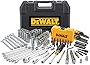 DEWALT Mechanics Tools Kit and Socket Set, 142-Piece, 1/4 & 3/8' Drive, MM/SAE (DWMT73802)